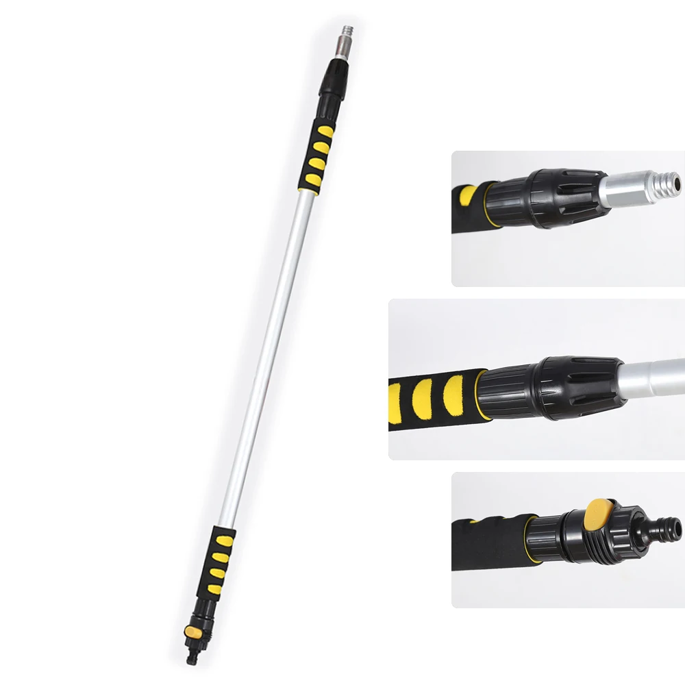 Aluminum Telescopic Water Flow-Thru Pole 180cm Extension Long Rod