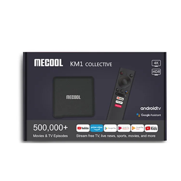 Mecool KM1 Collective 4GB+64GB Google Certified Android 10.0 TV Box 2.4G/5G 2T2R WiFi