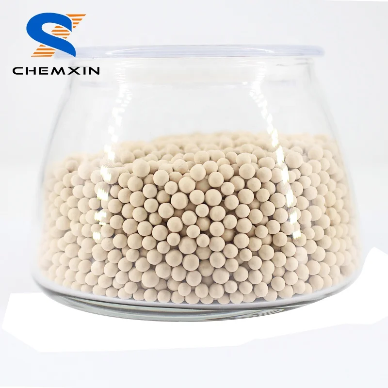 high quality sphere 4*8 mesh zeolite 5a molecular sieve desiccant beads for CH4 removal