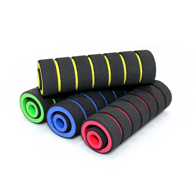 Custom Made Smooth Surface Finish High Density Foam Rubber Handle Cover Grips