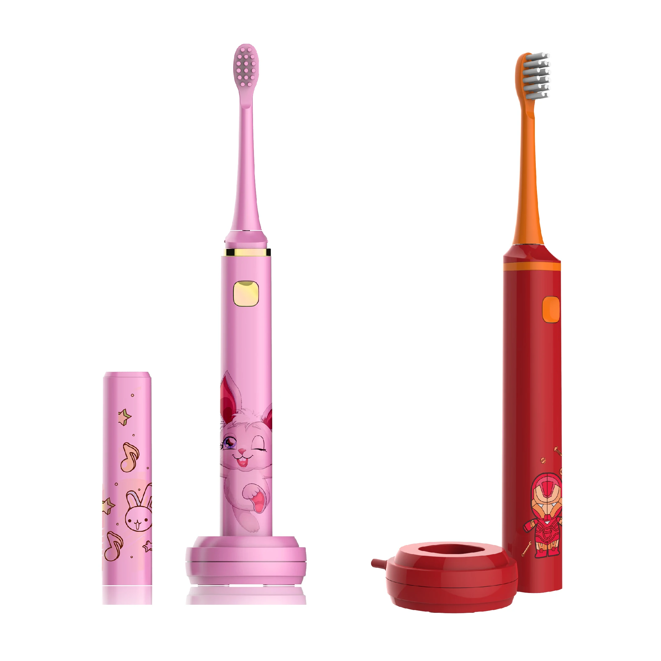 Free Shipping Children Electric Toothbrush Set Powerful Ultrasonic Sonic Electric Toothbrush For Your Kids