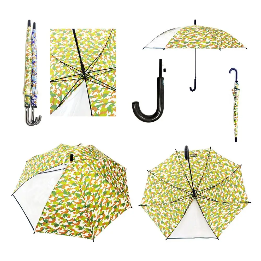 Clear Bubble Umbrella Transparent Stick Umbrellas Auto Open Windproof with European Jstraight umbrella  pongee with POE windows