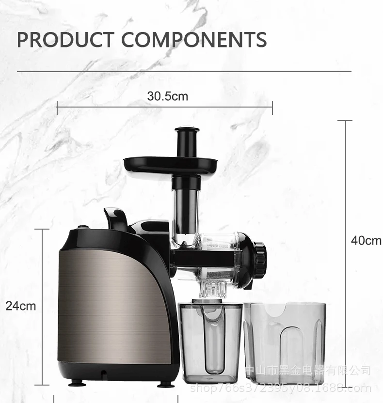 
Kitchen Appliance Whole Fruit Industrial Juicer Carrot Juicer Machine Commercial Cold Press Slow Juicer 