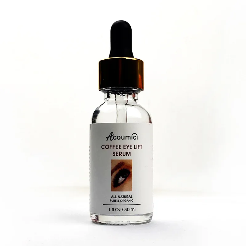 
Transparent Pure Organic Coffee Bean Oil 30G Skincare Eye Serum Eye Lift Serum 