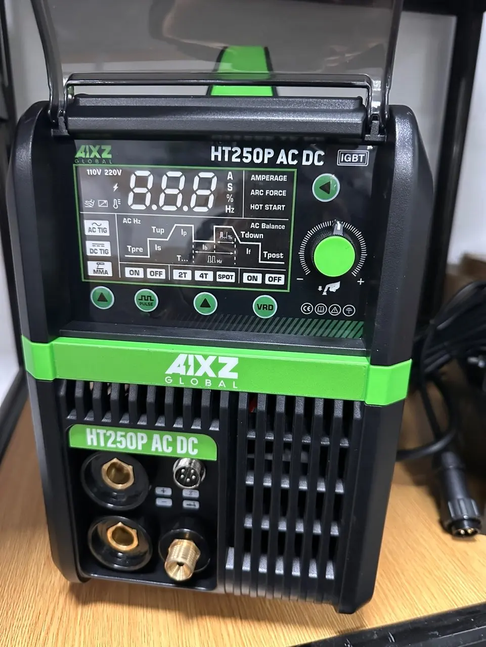 AIXZ AIT250P 03-16mm Wire Size Acdc Tig Multi Process Cold Welding Machine With Pot Cold Welding