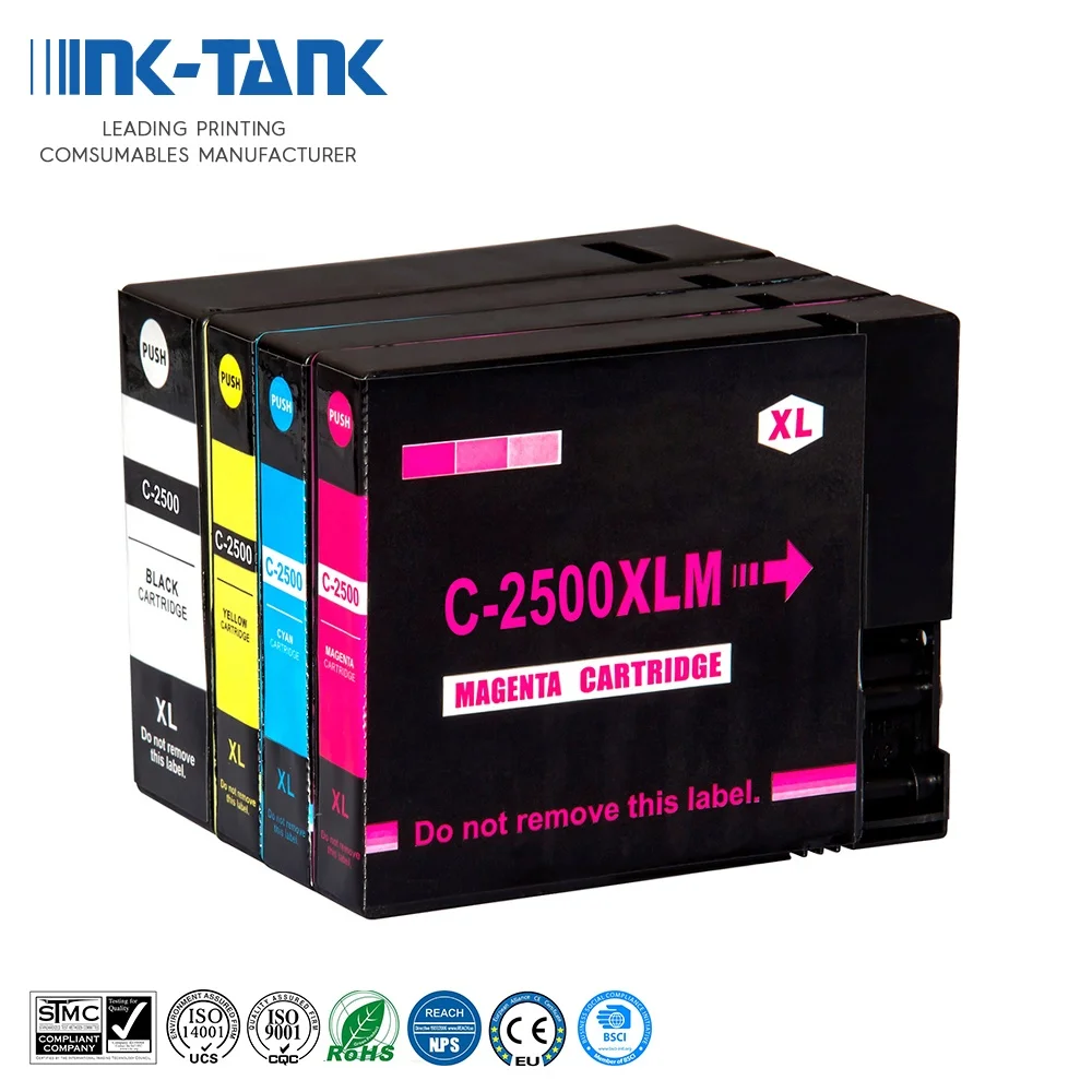 INK-TANK PGI 2500 XL 2500XL PGI-2500XL PGI2500XL PGI-2500 Premium Color Compatible Ink Cartridge for Canon MAXIFY IB4050 Ib4150