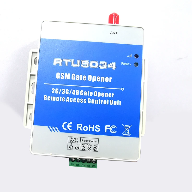 Chisung High Quality Smart RTU5034 4G Version Free Call GSM Relay Switch 3V SIM Card GSM Gate Opener