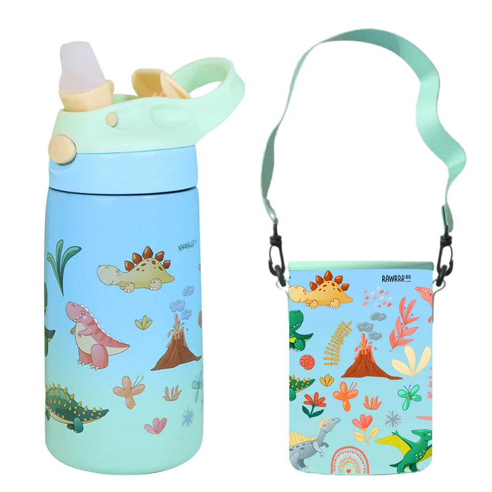 Factory Price 14Oz 420Ml Kids Stainless Steel Vacuum Insulated Tumbler Diy Sport Blank Water Bottles
