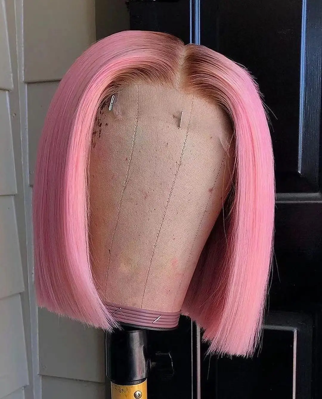 Оптовая цена, бразильские 613 прямые человеческие волосы могут окрашивать все цвета, Боб, кружевной передний парик с естественным дизайном волос для женщин