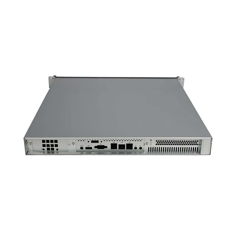1U 19 inch short depth server case 4 hot swap bays FLEX PSU mini ITX manboard for HTPC backup