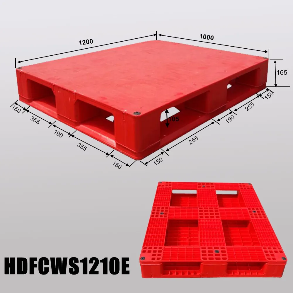 HUADING Cheap Heavy Duty Double Deck HDPE Plastic Pallet