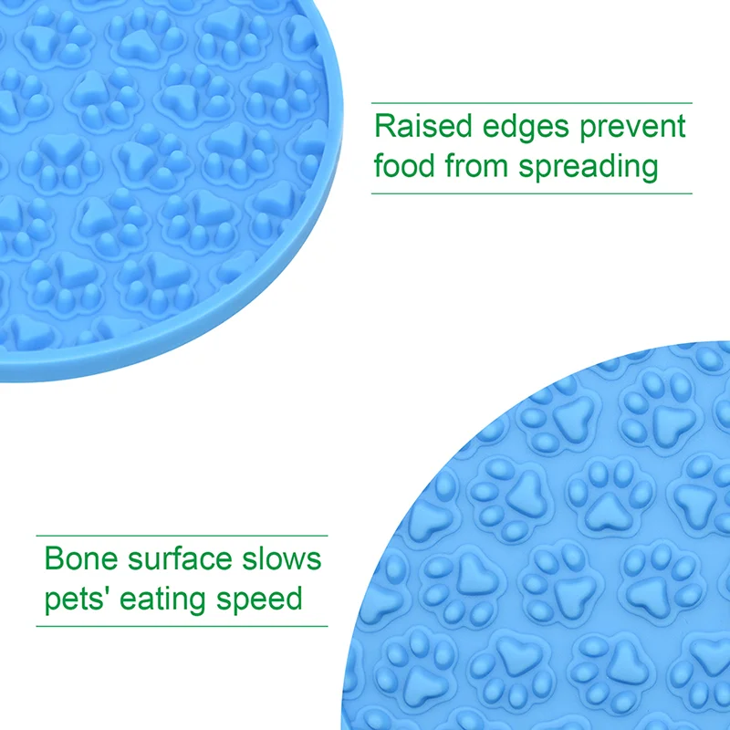 
Dropshipping Hot selling Diameter BPA Free Approved Ecofriendly Silicon Pets Bath Mat Rubber Dog Bath Suction Toy 