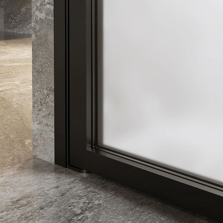 Custom pivot hinge shower door tempered glass shower rooms bathroom shower enclosures