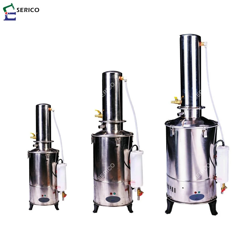 SERICO laboratory stainless steel water distillation apparatus water distiller Model TT-5L distilled water machine