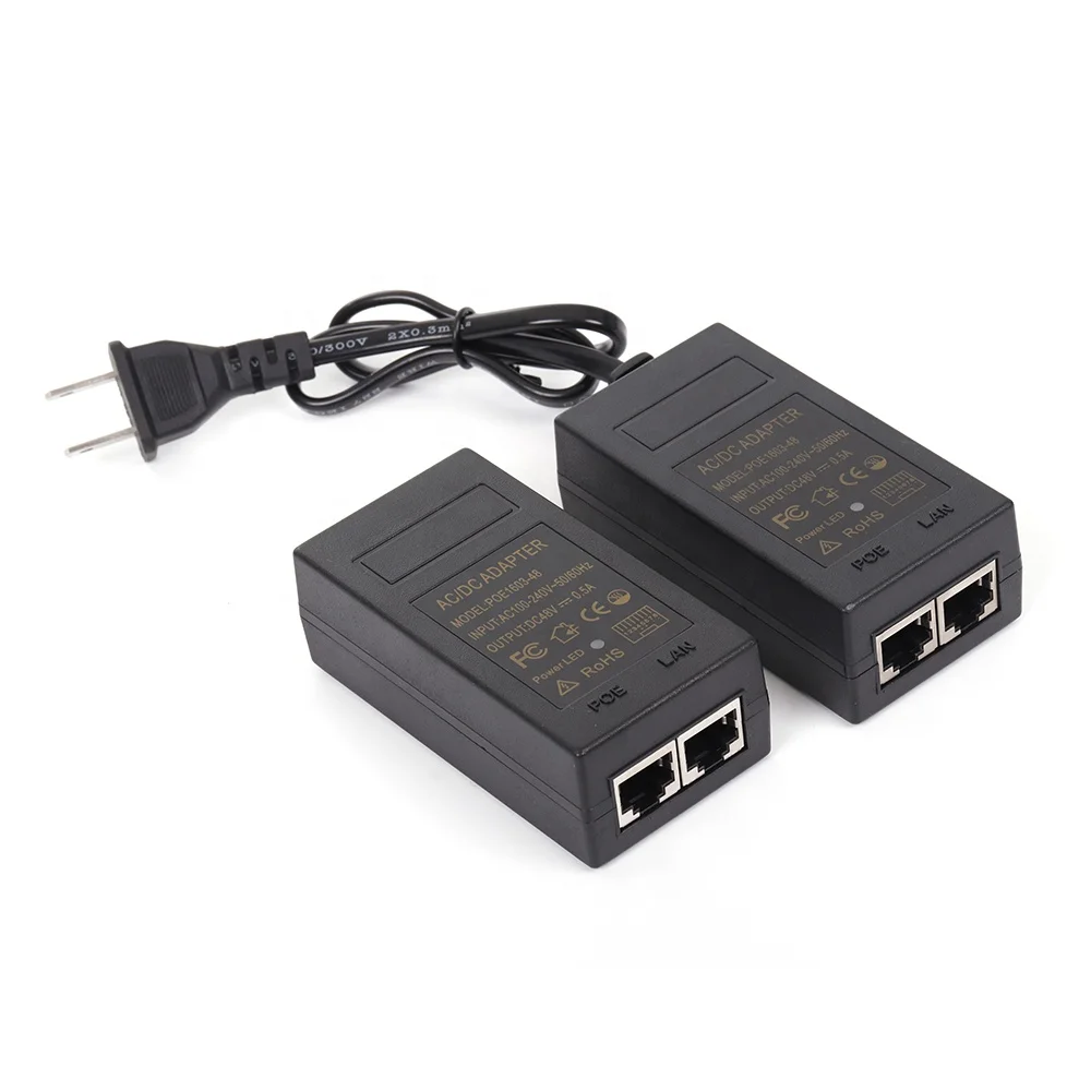 Power Over Ethernet Adapter EU USA UK Poe Adapter 48v POE Adapter
