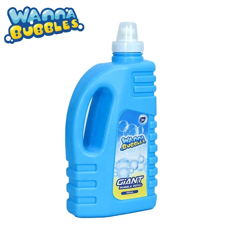 940ML Wanna Bubbles water refill toy giant bubble solution for Bubble Machine Wands