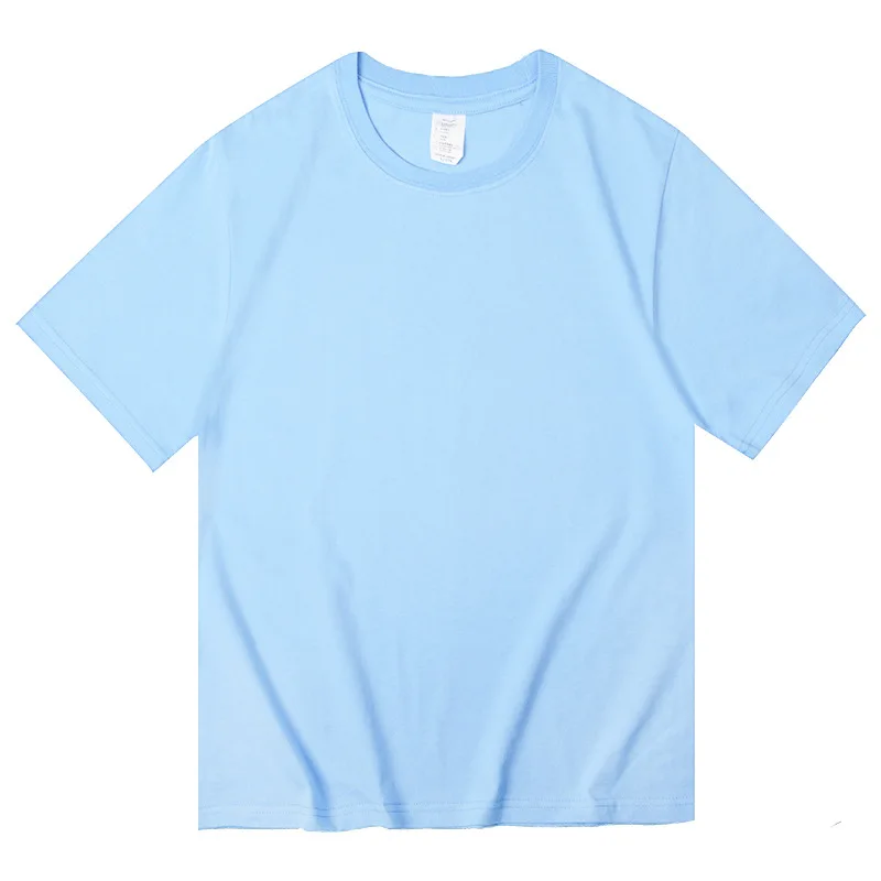 PMT-28 Short sleeve round neck combed 200g pure cotton T-shirt custom group clothing factory wholesale