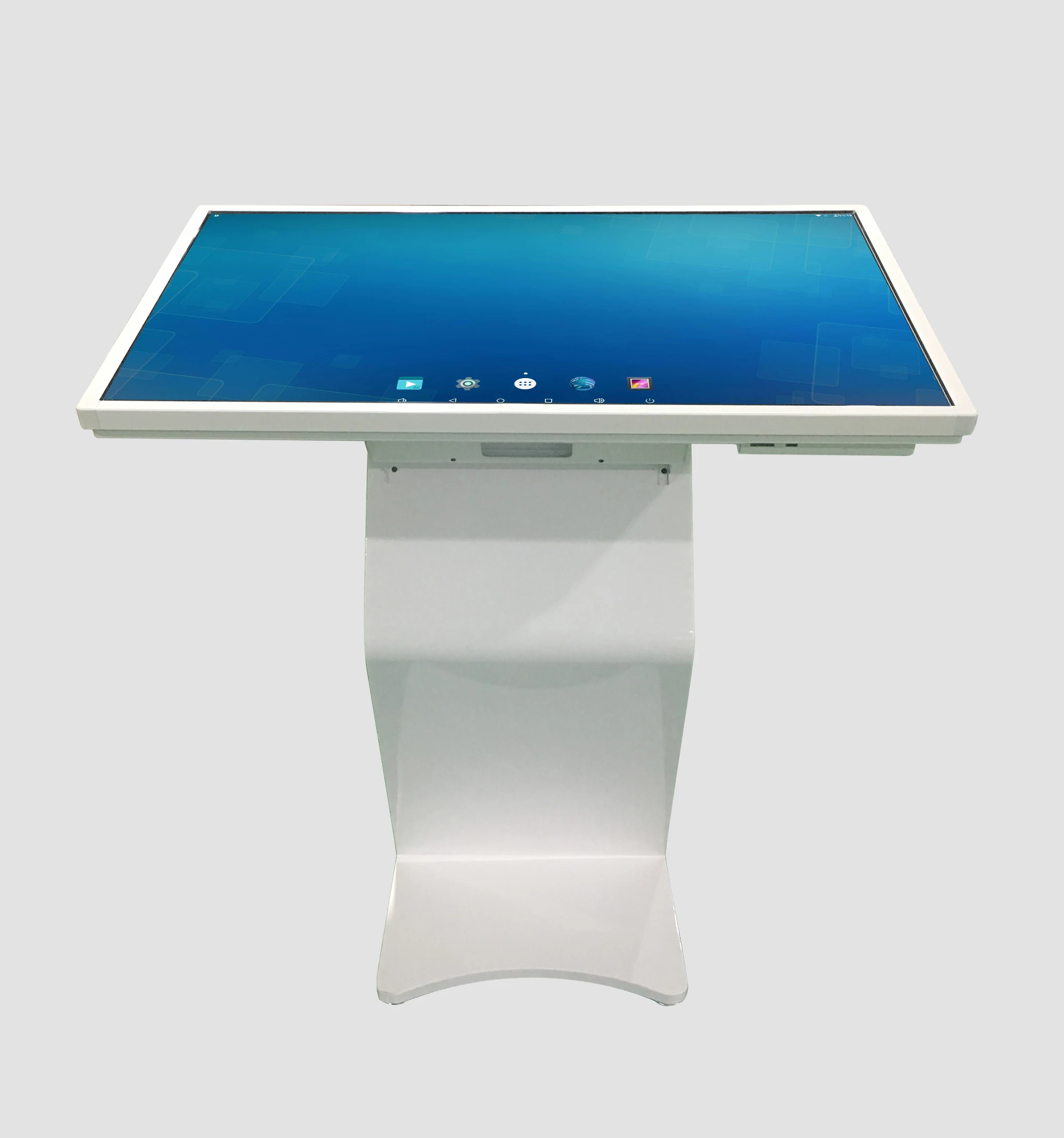 43/49/55/65 inch K shaped Touch Screen kiosk Infrared Touch Interactive LCD Advertising Player Information Centre Helpdesk kiosk