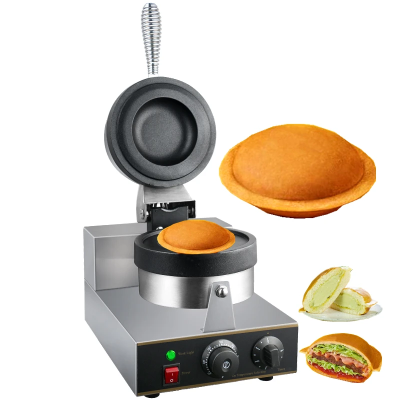 Ice cream dessert italy hot panini gelato brioche mak burg electric 220v 110v ice cream sandwich UFO burger press maker machine