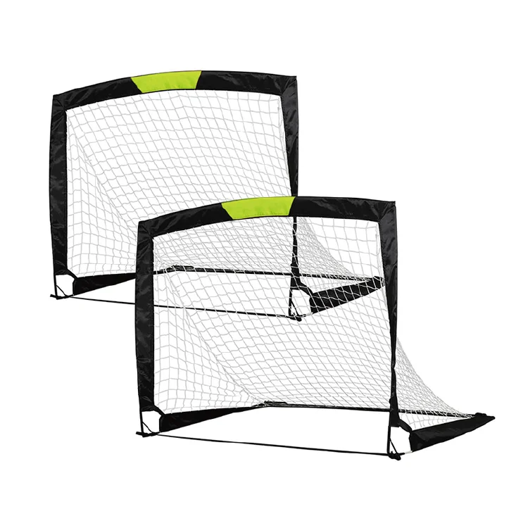 Assemble one time portable soccer net 4 X 3.3 Feet for kids mini children football goals 2pcs a set backyard youth soccer goal