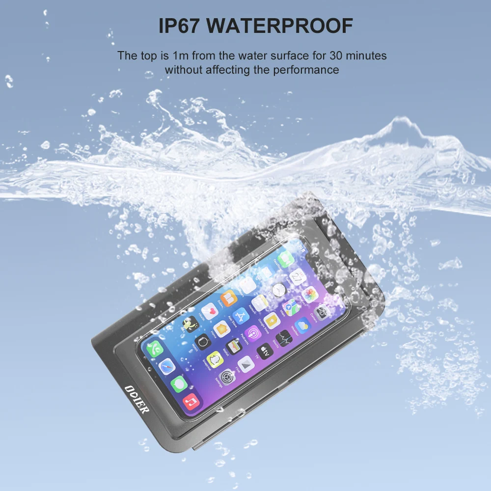 China Manufactured Mobile Phone Accessories ABS Plastic shower safe mobile phone holder suction Case Box Waterproof Phone Holder