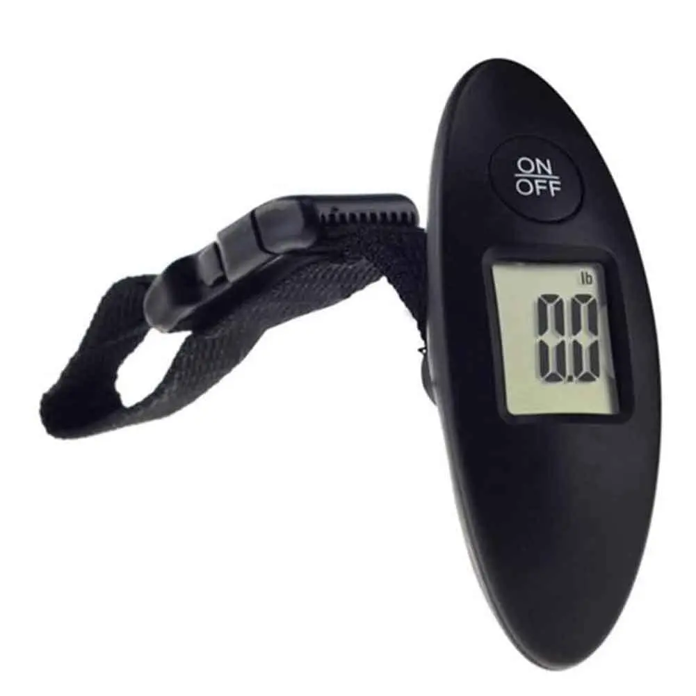 digital weight scale hand electrictravel  luggage with backlight function strap  scale  weight sensor  for suitcases red