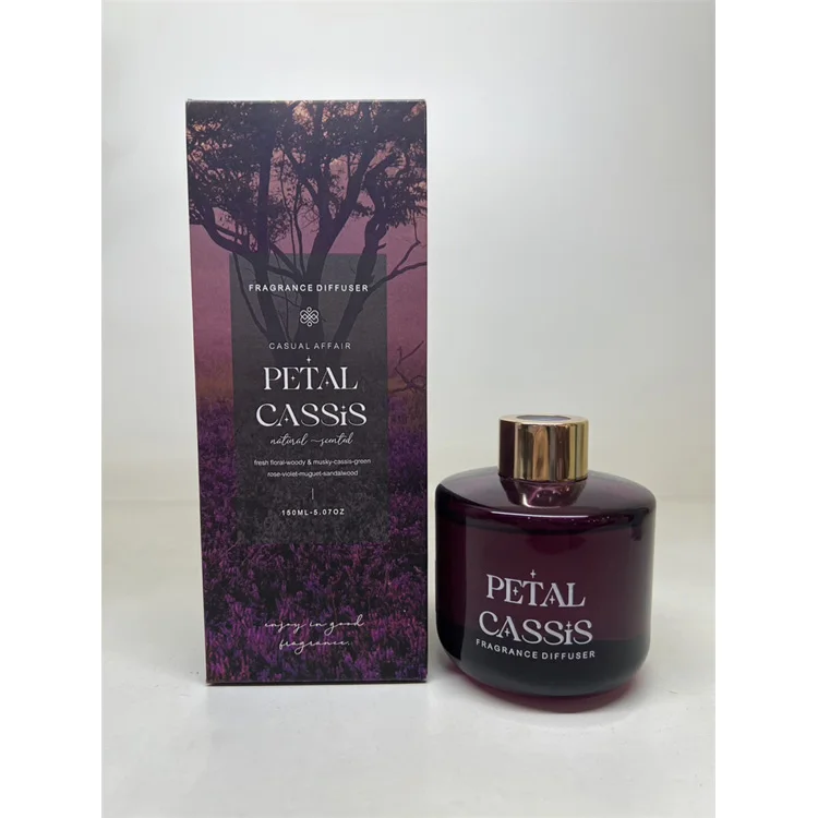 New Popular Fashion Style Customizable Hotel Scented Oil Aroma Reed Diffuser Fragrance