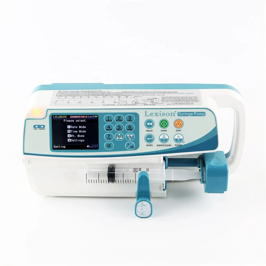 Lexison Veterinary Equipment: PRSP-H4000V High Quality Veterinary use Electric Single Channel Syringe Injection Pump