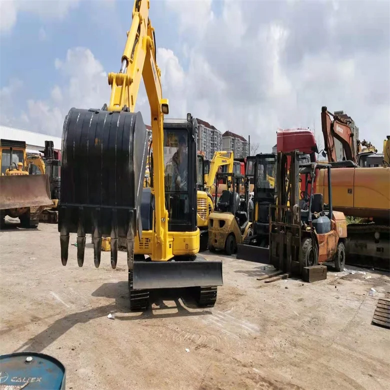 Used Komatsu crawler excavator PC55MR from Japan with perfect condition cheap for purchase