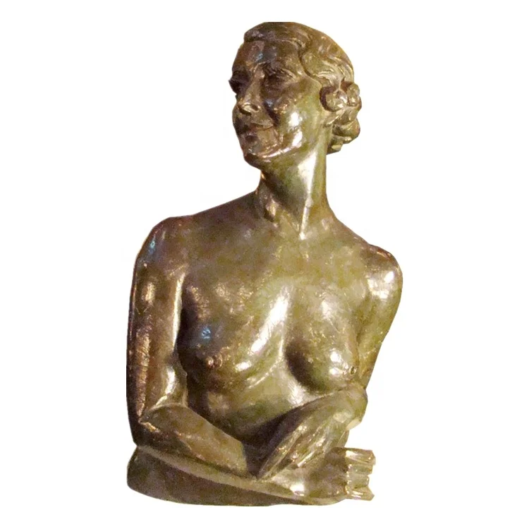 Professional supplies metal craft bronze nude female statue