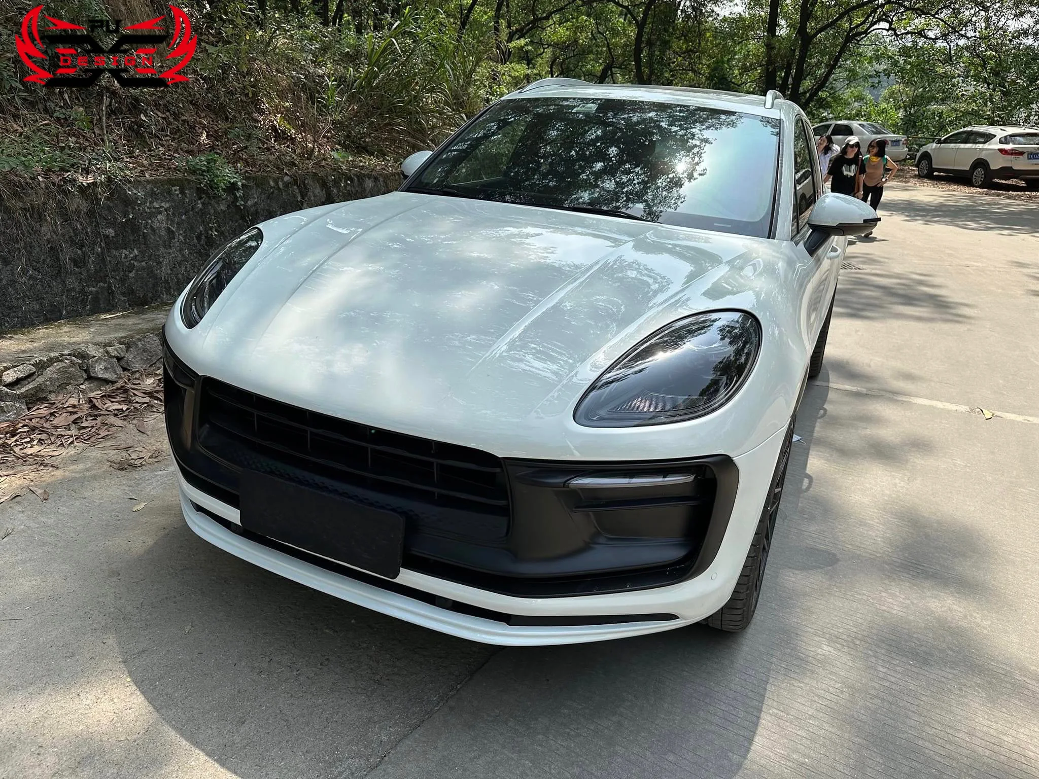 For Porsche Macan 2014-2021 Upgrade Latest 2022 Macan GTS FRP Front Bumper Rear Bumper Body Kit