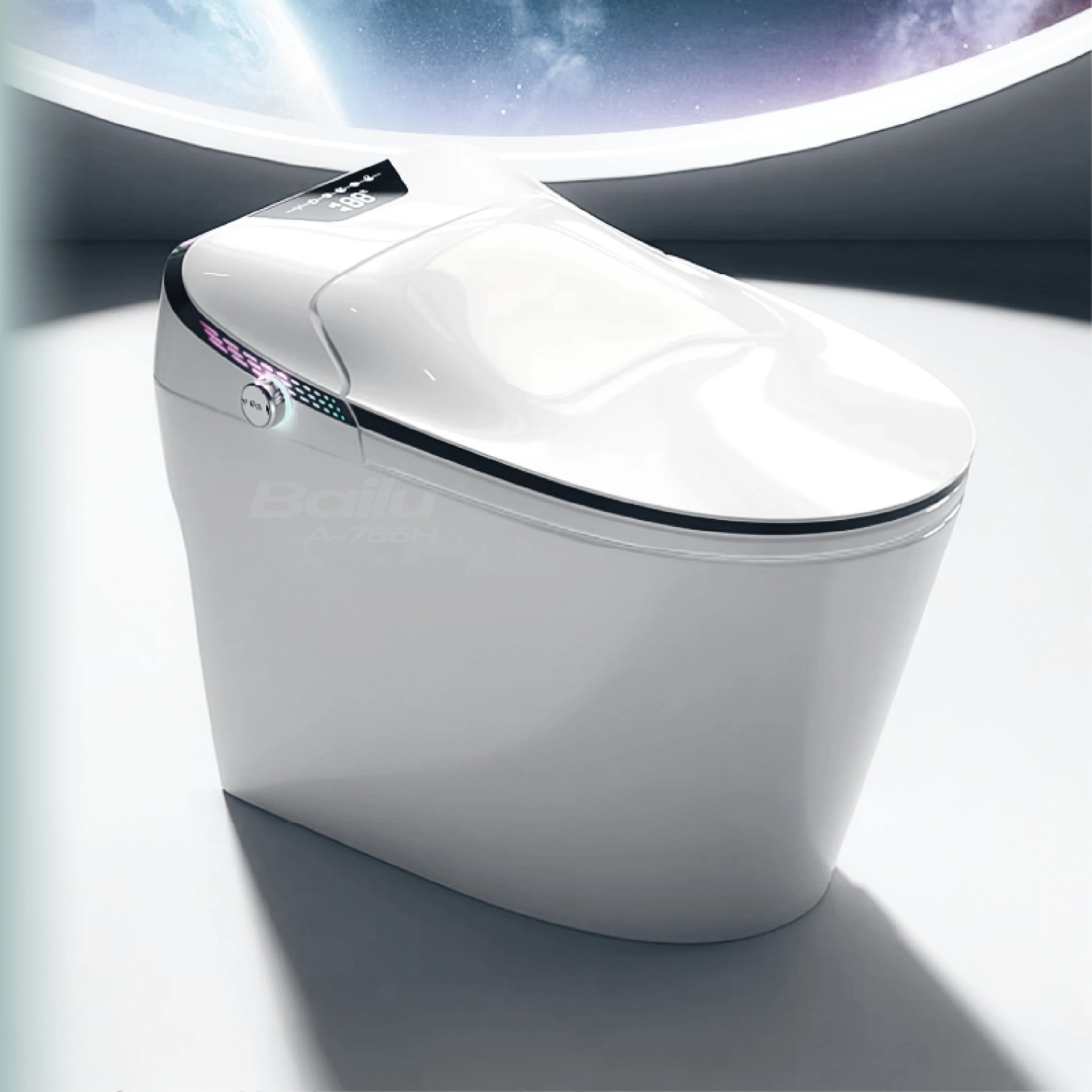 BAILU A-786H Automatic Gravity Flushing Smart Toilet Flusher with Sunken tank Foamin