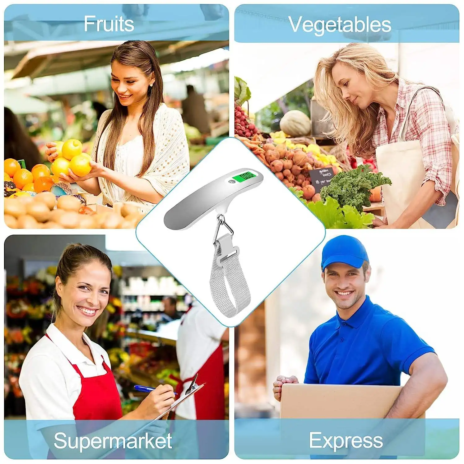 Luggage Scale Supplier Digital Hanging Luggage Scale Portable Handheld Electric Luggage Scales