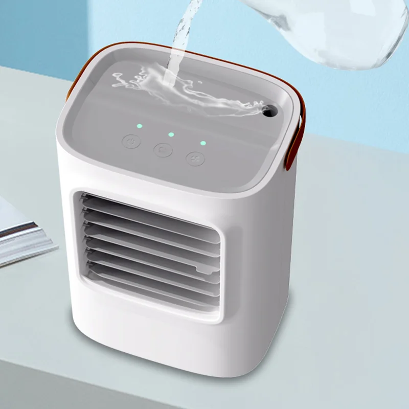 
usb small rechargeable china manufacturing water humidifier personal portable mini air conditioner fan air coolers 