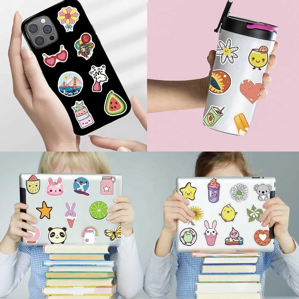 High Quality Crystal Code Labels Personalised Logo Vinyl Kiss-Cut Stickers Custom Service Uv Proof Die Cut Sticker Printing