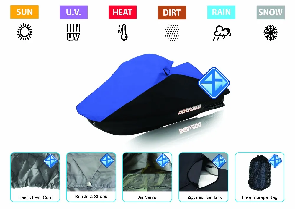 Лучший индивидуальный чехол для водного ремесла 127 L - 138 L PWC, поставщик из Китая