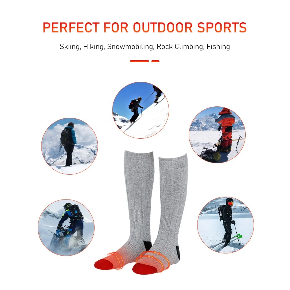 Cheap sale  Heated Socks Rechargeable Battery Warm Health Breathable Heating Winter Socks