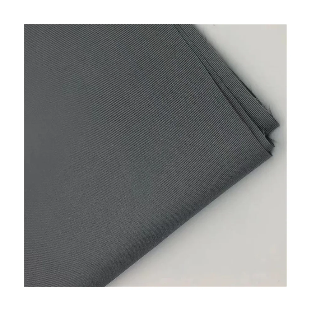 228T High Quality 100% Polyester waterproof ripstop Transverse Striation Gray Taslan Fabric For Woman Bag
