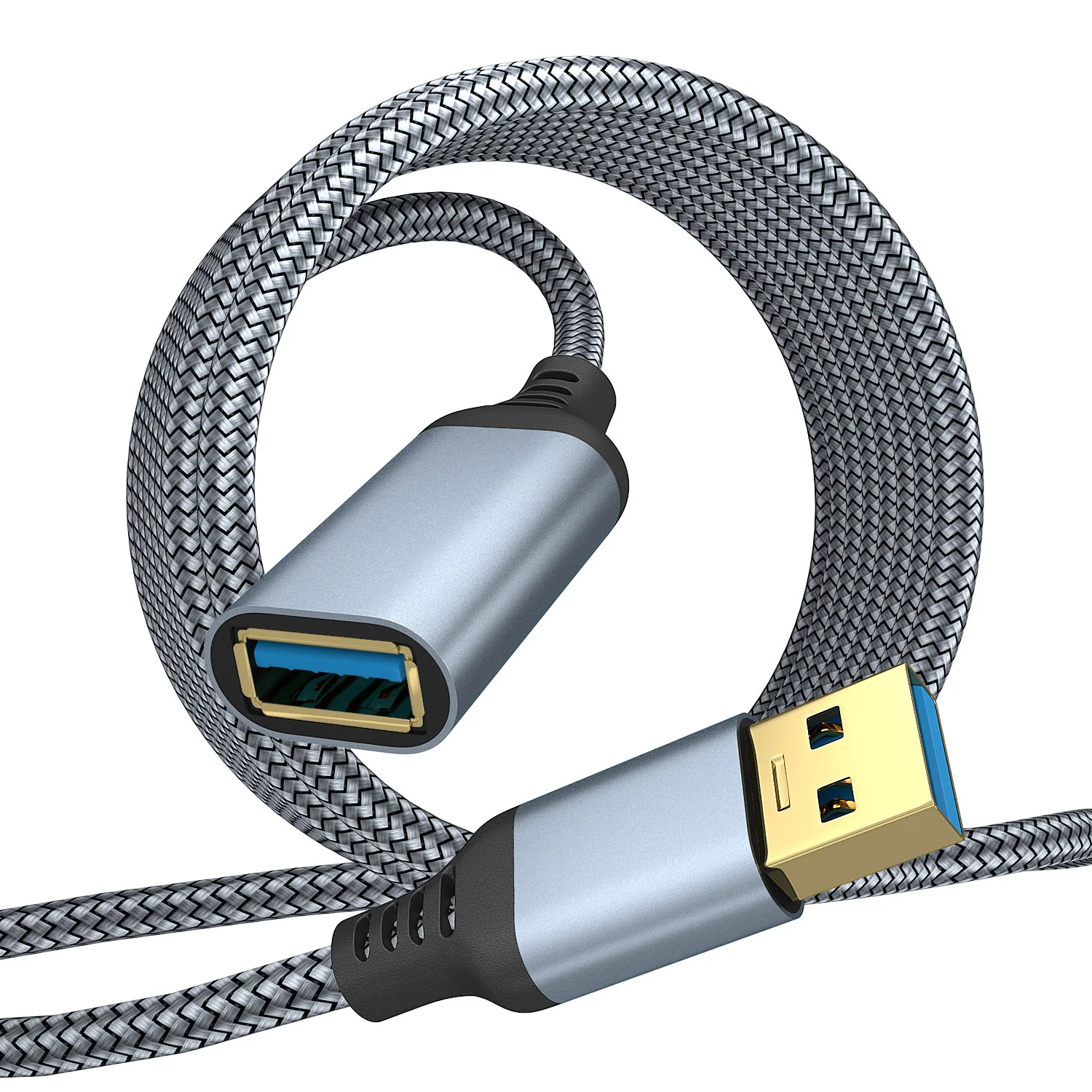 Newly Recommended Nylon Braided Data Transfer 5Gbps a Male to Female Usb 3.0 Extension cable