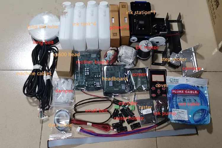 XP600 printhead kit Upgrade the old machine to xp600, i3200 senyang hoson board plotter printer flat
