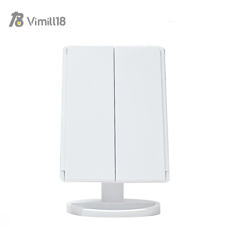 Wholesale LED light makeup mirror, USB power input LED makeup mirror, high quality makeup mirror with light