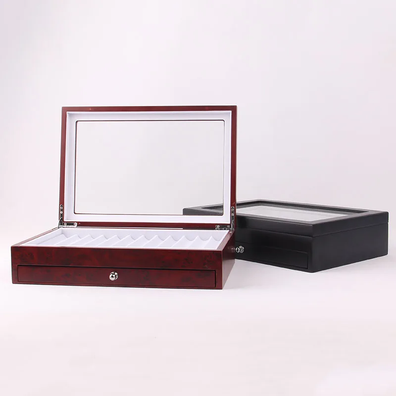 
Luxury Gift Pen Packaging Box 23 Slots Pen Organizer Box Wooden Pen Box Wholesale 