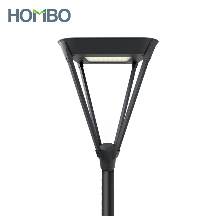 HOMBO Intelligent Self Cleaning Aluminium Alloy Park Light Ip65 Waterproof 30W 40W 50W 60W 80W LED Garden Lamp