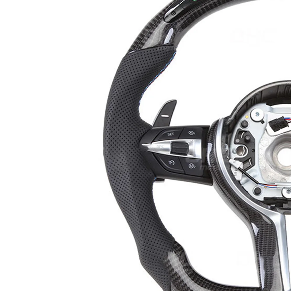 Specially Designed perforated leather carbon fiber steering wheel for BMW f20 f11 f06 f12 f85 f21 f90 f23 x3 x5 x6 x7