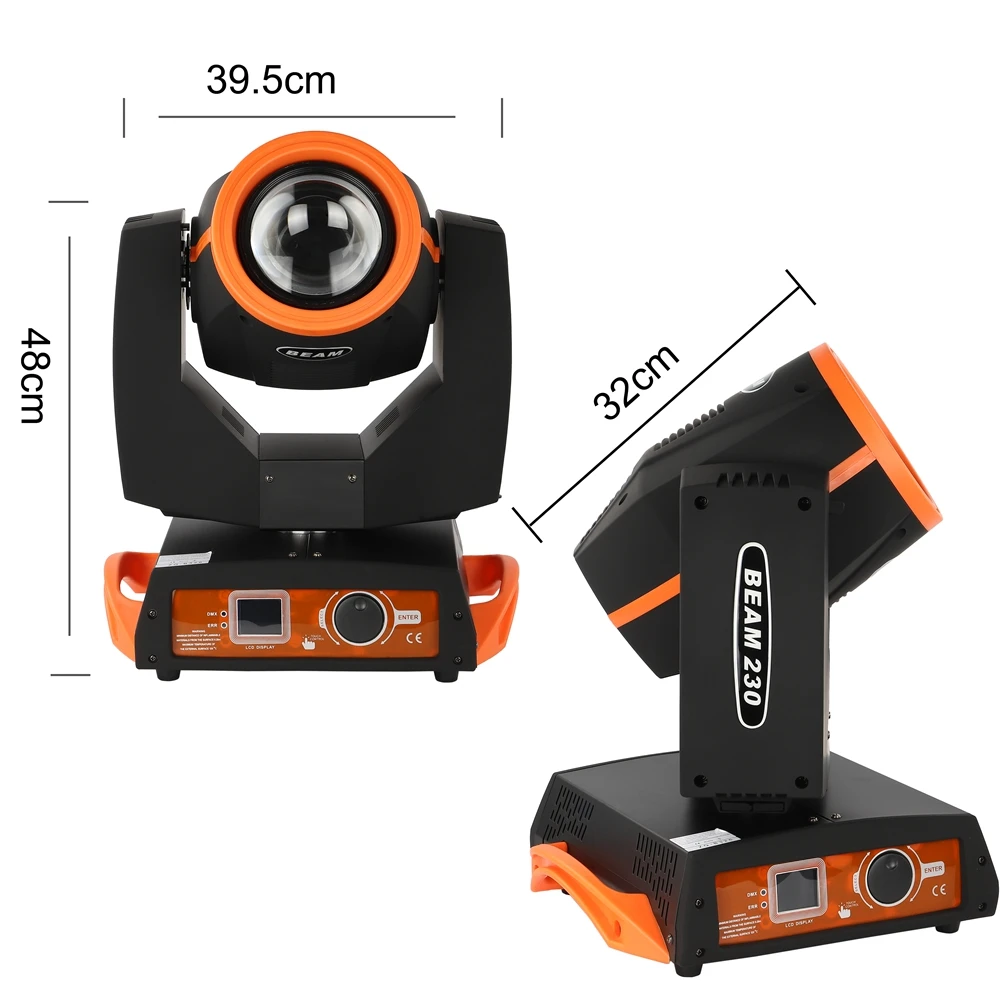 U`King Beam Pattern 8 Prisms Shaking Head Stage Effect Lighting 16CH DMX512 Sound Activated Control Led Dj