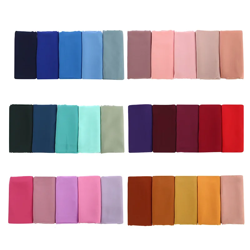 2022 wholesale supplier shawl cotton foulard fashion women instant muslim jersey chiffon hijab scarf