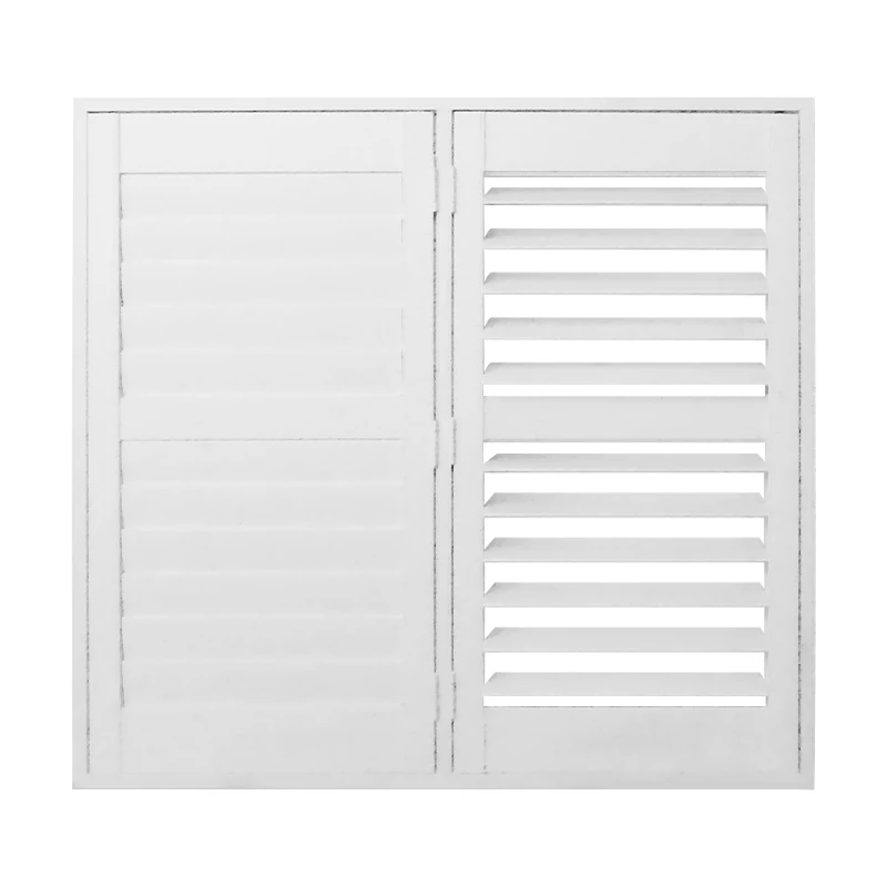 Ocean wind protectable quality promising Poly shutters plantation finished shutters