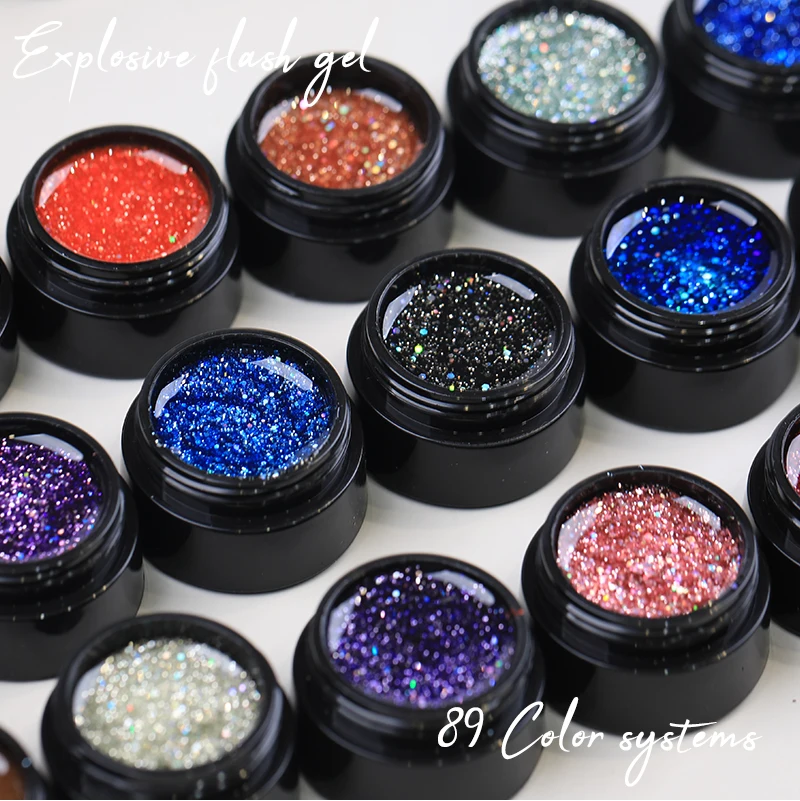 OEM Private Label 72 Colors Soak Off Uv Nail Art Drawing Paint Gel Canned 8g Painting Gel For Nails Art