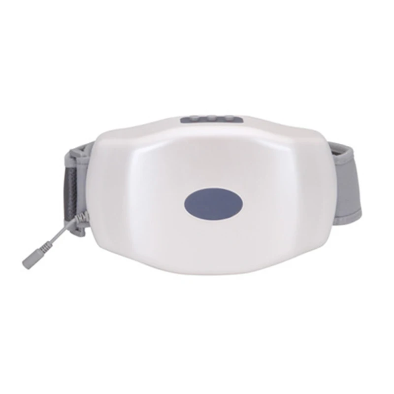 recharge vibrating belly heating waist warm compress stomach massager belt heat menstrual abdominal massage belt