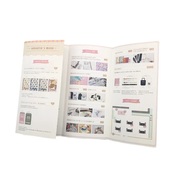 Fold Flyers Printing Top Quality Wholesale Full Color Custom Fold Flyer Leaflet Printing Service